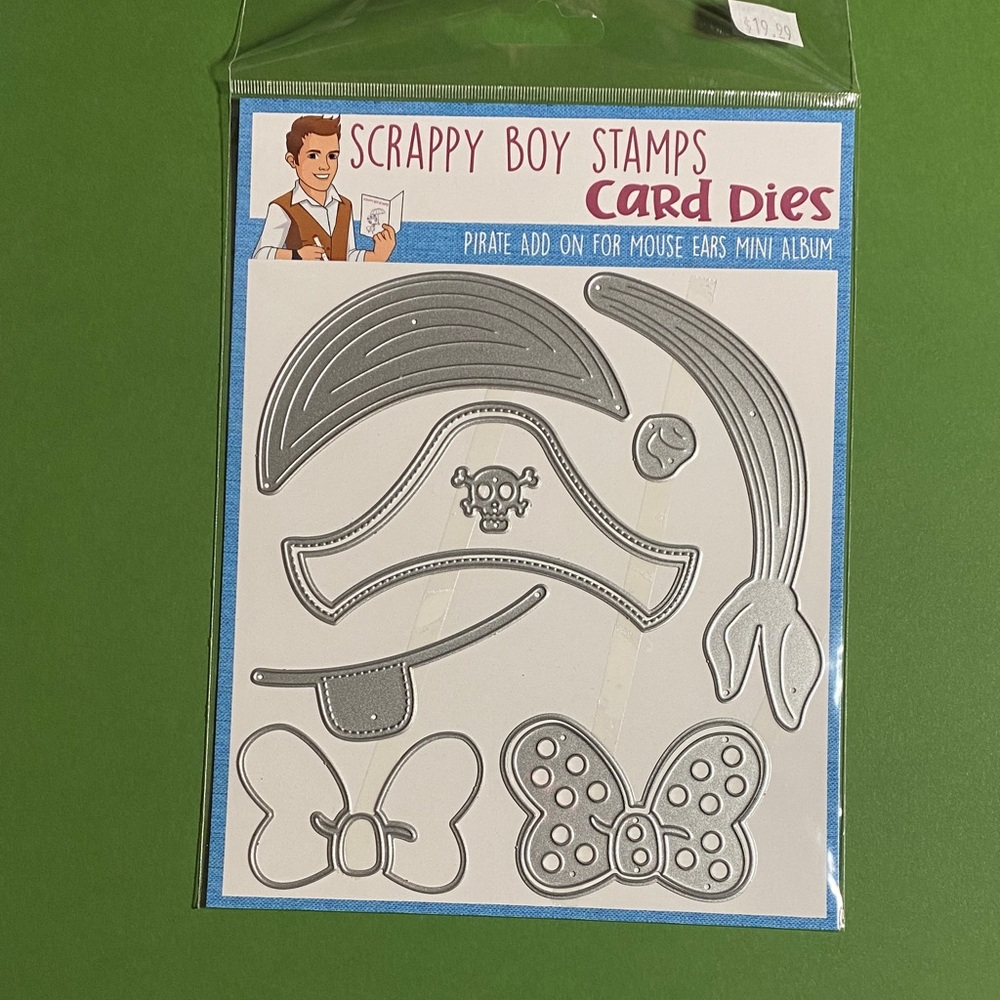 Pirate Add-On Card Dies - Silver